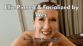 Ellie Pinned & Facialized by Wes – Rough POV Domination