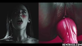 Real Life Hentai - Ahegao Amirah Adara Fucks Huge Dildo - Filled of Cum