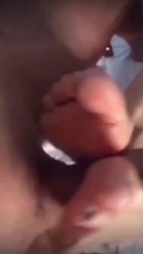 Sexy Mom with Wet Feet