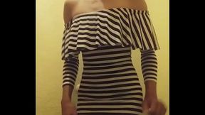 Pasiva Colegiala por fin con su el vestido que queria