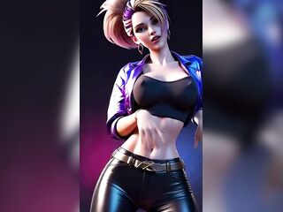 Akali's Playful Dance (ROSE - APT.) haha CG Dance