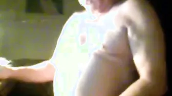 Mature Bear Daddy Masturbates to Orgasm on Webcam