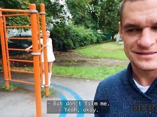 DEBT4k. Ejaculation instead of cash