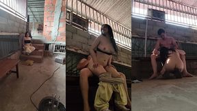 fucking my special stepcousin slut when no one is home, i take her somewhere and have her express my milk