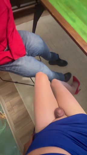 My young stepson had his first erection, and I told him not to be embarrassed.   Clip 2