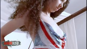 Safia Nice Little Arab Brunette Safia Doing a Hot Striptease