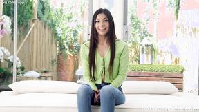 ”Out of work Latina that is crazy hot fucks a stranger just to get a modeling gig”