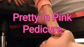 Pretty In Pink Pedicure