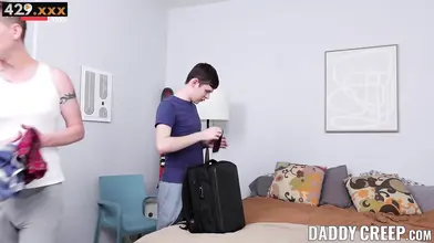 Stepdad Catches Son In Closet Jack Off And Gives Him A Lesson