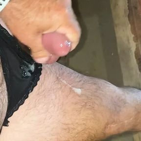 Black Panty Cum