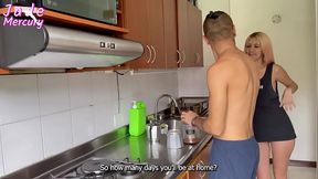 Latina roommate persuades you to watch Netflix together, leading to a wild