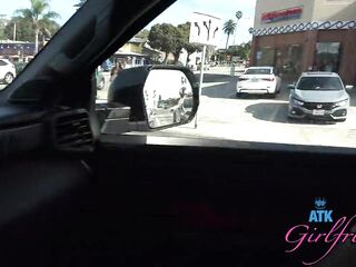 Beach Day Pleasure with Mira: This babe Gets Soaked & Rides Your Jock Hard in the Car Like a Hopeless Bitch!