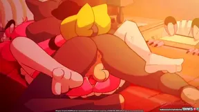 VTuber Anime Girls Give Intense Sex Showdown With Big Boobs & Creampie Finish!