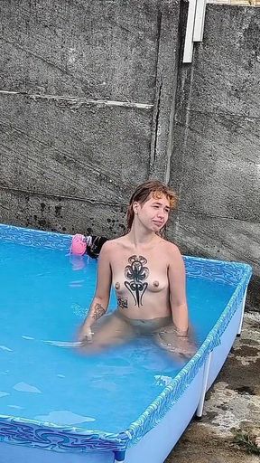 Pool Party with Naughty Stepsisters