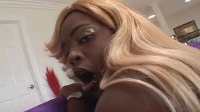 Bewitching Queen B at black on black video