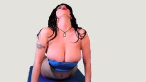 BUSTY BLOOPERS + ASSHOLE TOILET PAPER MISHAP WHILE TEACHING YOGA: hairy armpits + BIG TITS BOUNCING OUT ft Miss Vivian