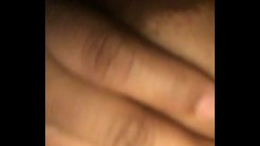 Sucking on my juicy nipple wishing it was a dick