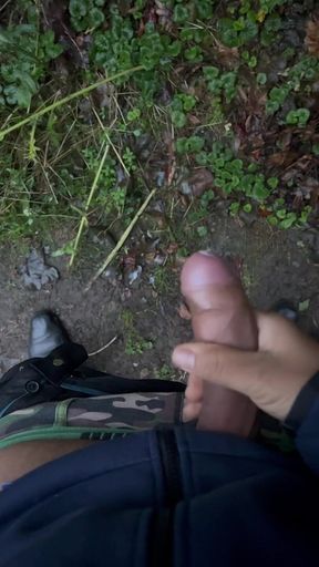 Shy Guy at Cruising Place and Could Not Resist My Dick