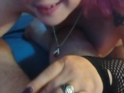 Smoking a cigarette while horny