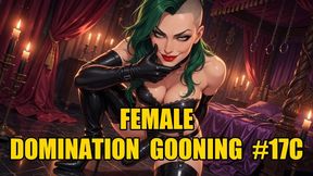 Female Domination Gooning #17C: Latex Throne Eternal Surrender (Animated, Music)