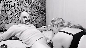 Zombie gets his cock sucked for Halloween!