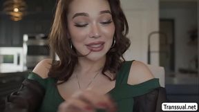 Watch this TS threesome fucking sex at its finest