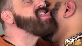 Bearfilms Hairy Fat Bears Brooklyn Bear and Steve Sommers Raw Breed Interracially