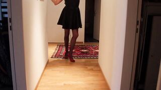 Leather Skirt, Red Heels: Crossdresser's Solo Play