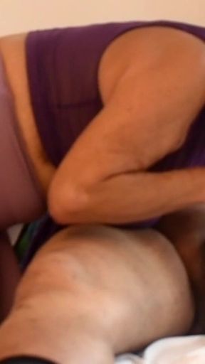 Deep Throat Granny Meets Her First Thick Black Cock Starring Scarlet61