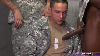 Honor & Discipline: Straight Military Men Outdoor Blowjob Session