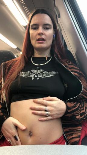 Just me having a little fun on the train