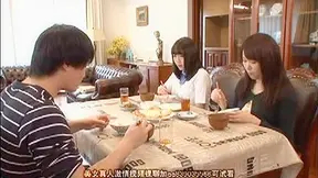 Sneaky Stepdaughter Does Blowjob While Her Mom's Nearby