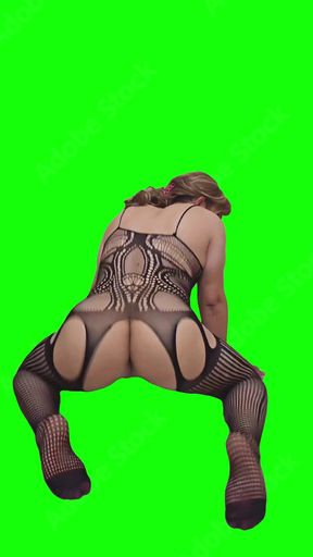 My sexy ass dance Green Screen