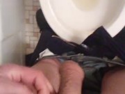 Tightly Twisting Around My Own Genitals as I Stand Up Pissing