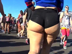 White Ass Walking To Stadium