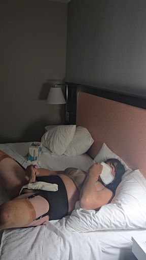 Nylon Layers with Dirty Panties Sanitary Napkin