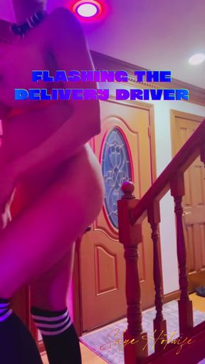 Delivery boy reward and pizza dare performance