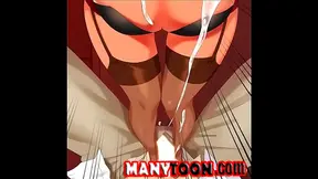 Teen Goddess Pleasured Hard in Wild Double-Penetration Hentai creampie