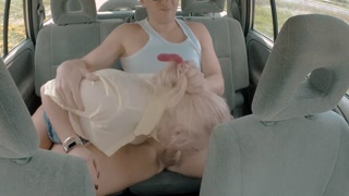 girl seduce the Taxi Driver and fuck with him next to the Public Road