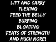 Musclehog Belching out MASSIVE Burps!