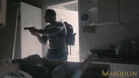 MASQULIN - Hunk Ryan Bones barebacks submissive Drew Dixon