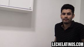 LecheLatinos.com - Xstian's cum exploding cock sucking