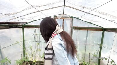 The village girl agreed to a quick sex while her husband was not at home