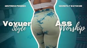 Green Leggings-Ass Worship