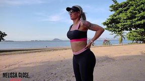 depois do exercicio matinal fizemos um treino sexual (video completo)