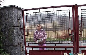 Naive charity girl seduced by grandpa mireck