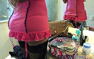 Lingerie ts beauty filmed behind the scenes  | motherless