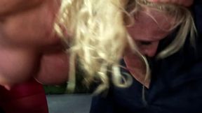 valerie pearl threesome facial from two mechanics