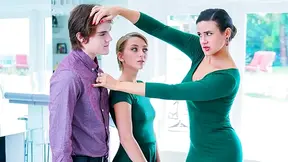 Stepmom catches me fucking raw dough and decides to help with my boner instead of yelling about it
