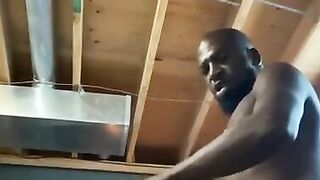 Step Daughter Swallowing this big black dick